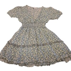 Princess Polly Yellow and Green Smocked Sundress